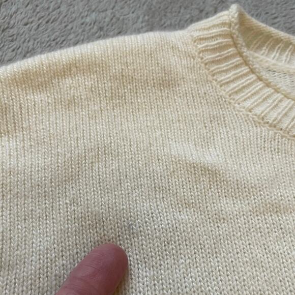 Jenni Kayne Everyday Sweater Wool Cashmere Blend Size S Quiet Luxury Old Money - Picture 7 of 11